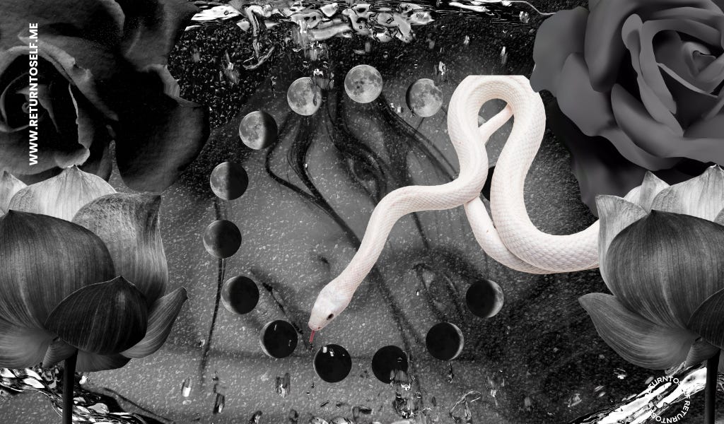 Lilith Asteroiden Symbolkarte