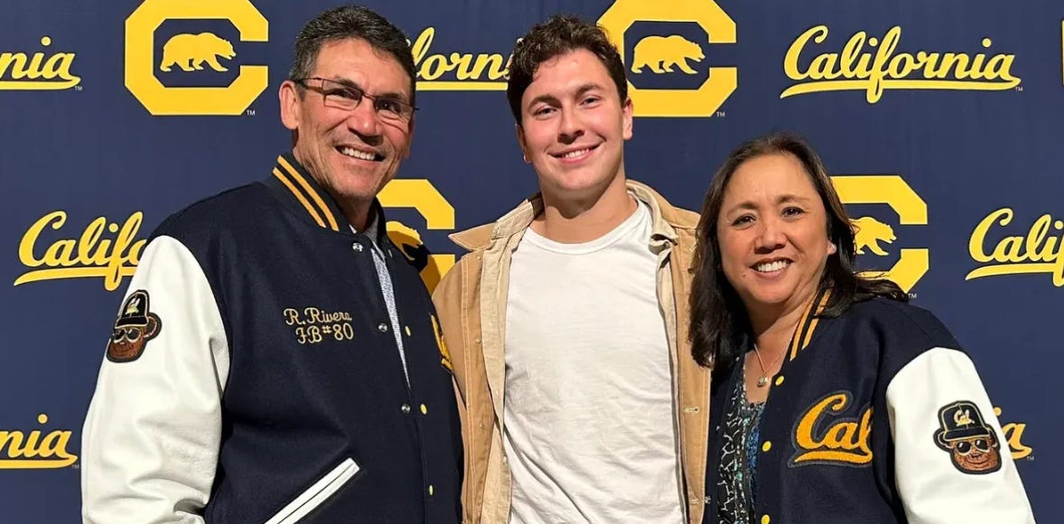 Ron Rivera is coming home to Cal football