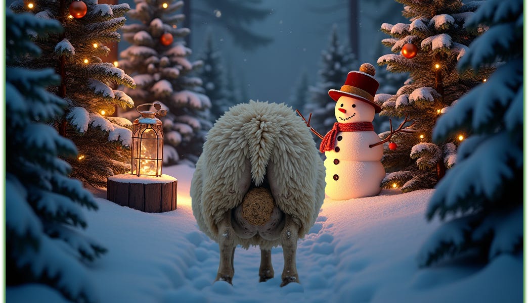 Yuletide Sheep Droppings