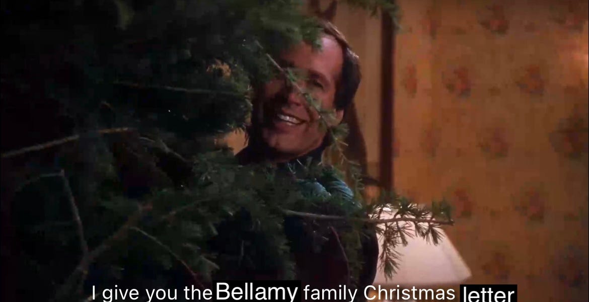 the 2024 bellamy family christmas letter