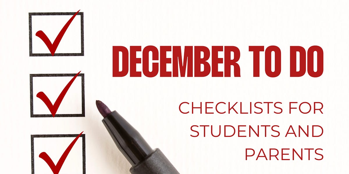 December 2024 Checklists by Noelle Compton