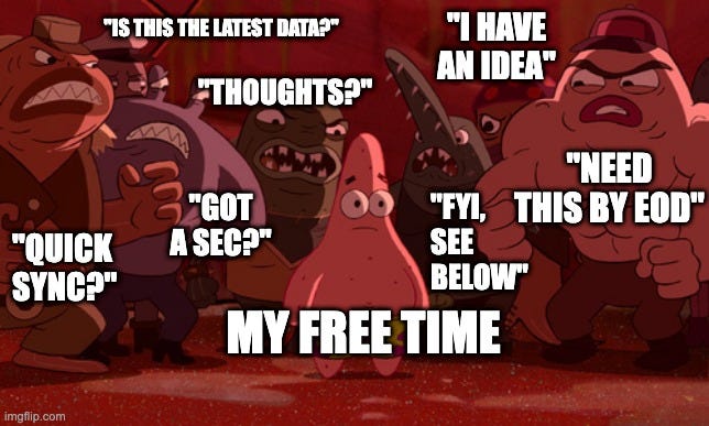 Thoughts on work-life balance (6 minute read)