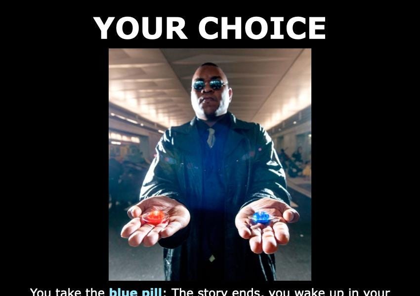 Preview of my MIT talk on Nov. 30: The red-pill event of the decade.