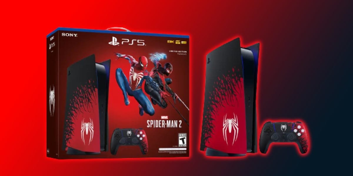 PlayStation 5 Console Covers – Marvel's Spider-Man 2 Limited Edition (PS5  Disc Only)