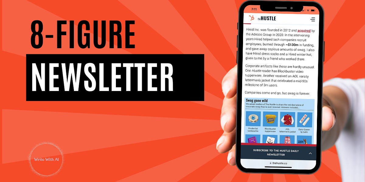 The Hustle Newsletter Formula