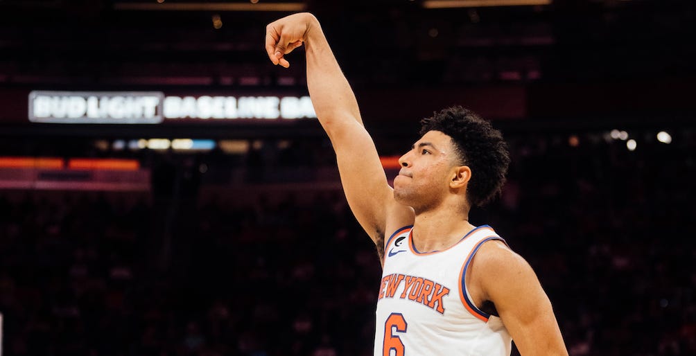 Knicks' Quentin Grimes in line for another leap in 2023