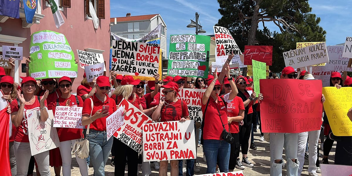  Kindergarten Strike in Croatia - by Ana Vračar 