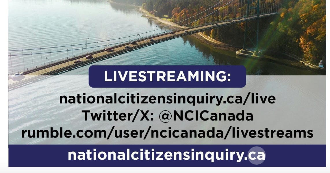 NCI VANCOUVER HEARINGS