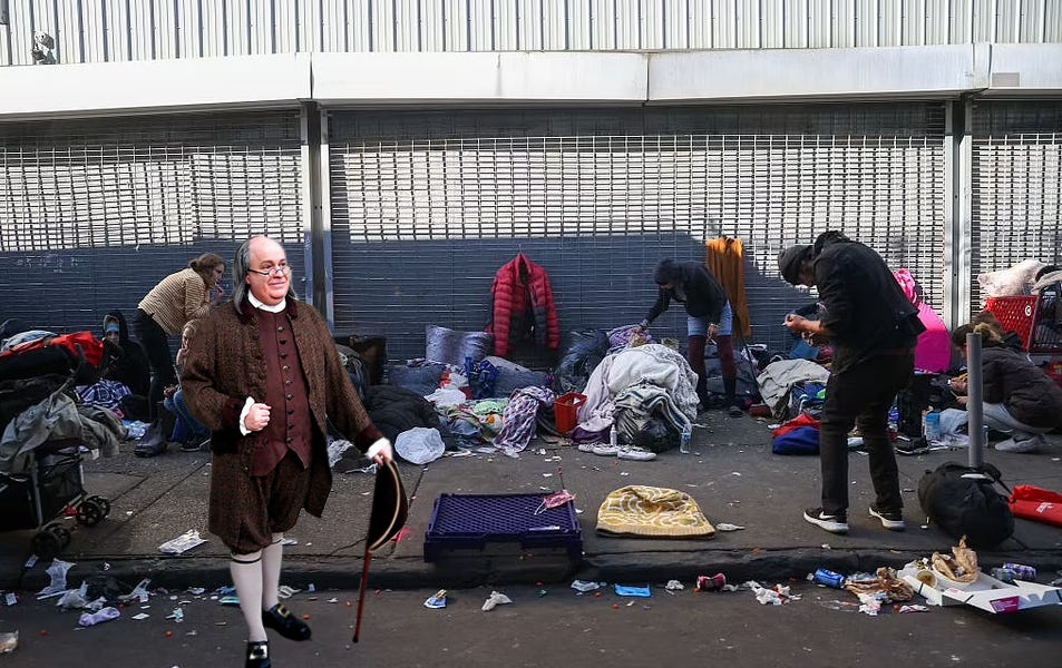 Benjamin Franklin Returns To Philadelphia