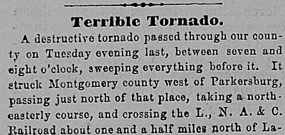 Local Weather History: Reconstruction of the Violent March 20, 1866 ...