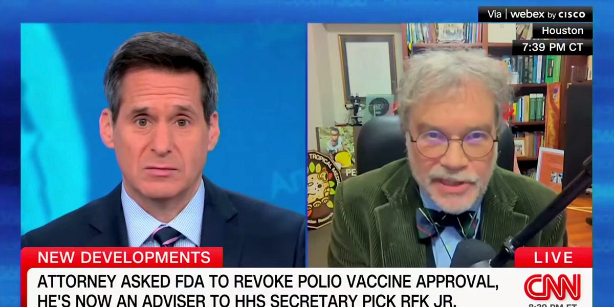 Peter Hotez Sends Ominous Message Ahead of RFK Jr.&rsquo;s Takeover of HHS