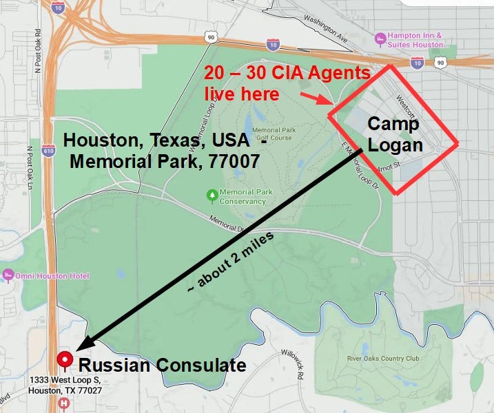 CIA in Houston, Texas