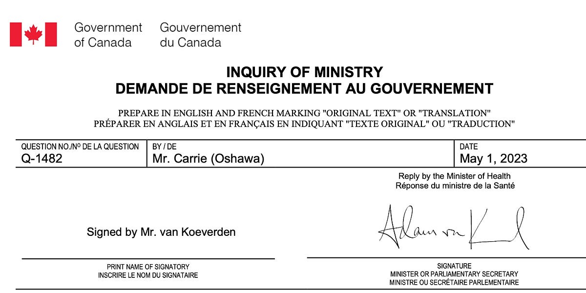 Government of Canada Misled Canadians on COVID-19 Adverse Event Reporting