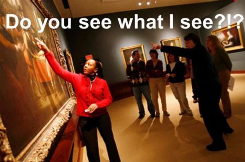 Do you see what I see? A guided tour