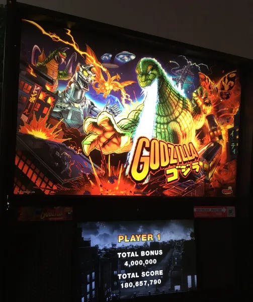 Movie of the Week: Godzilla Pinball