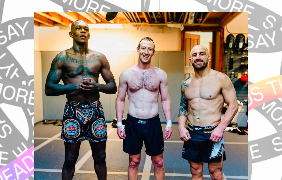 Mark Zuckerberg spars with UFC fighter Khai Wu