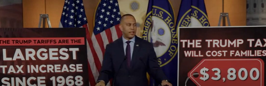 Hakeem Jeffries Calls The House Republican Majority Temporary