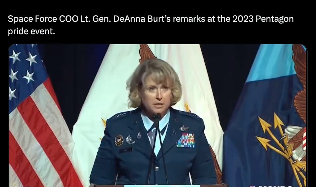 Lieutenant-General Burt Weighs In On LGBTQ Laws In The States - Time For Her To Go