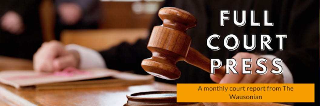 Full Court Press: Marathon County civil court cases for April 2025