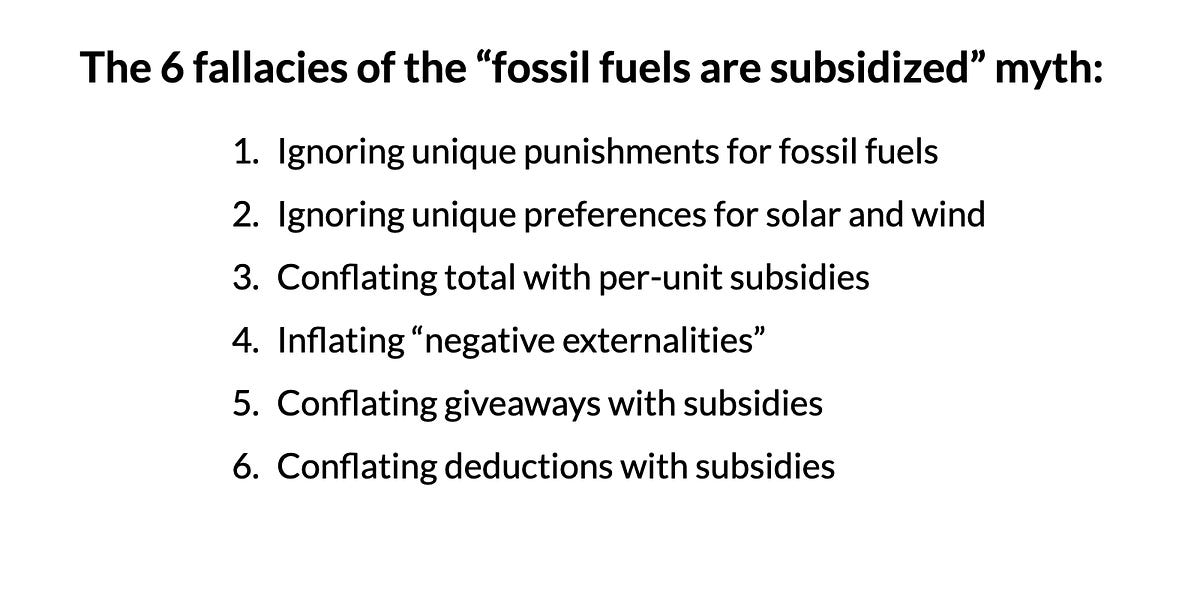 The Myth of Fossil Fuel Subsidies