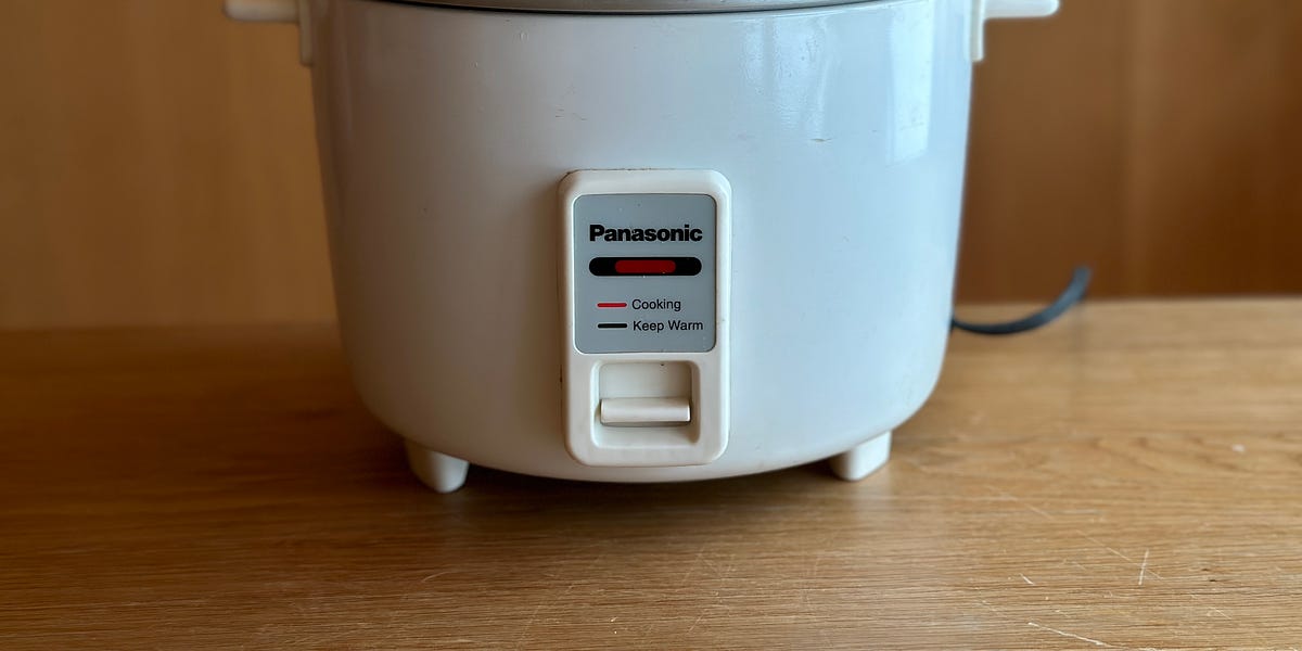 What we bought: A rice cooker whose greatest trick isn't actually rice