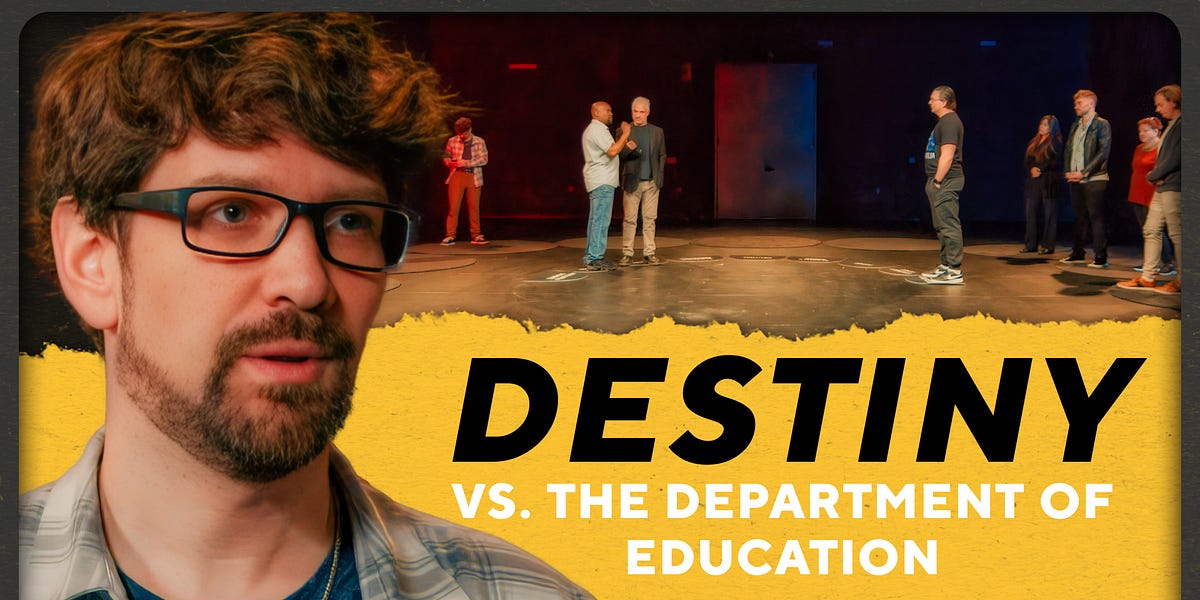 Destiny Debates Conservatives on Abolishing the Department of Education & DEI