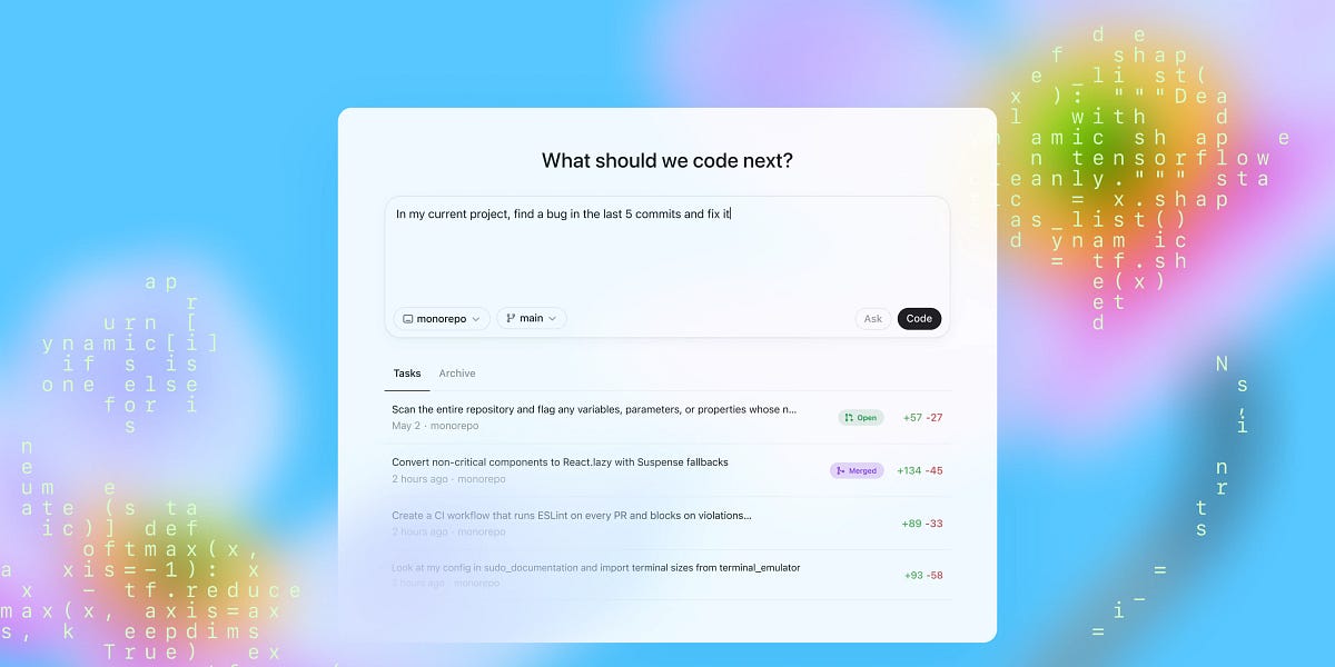 人工智能周报 #309 - OpenAI继续由非营利组织控制并推出Codex、AlphaEvolve等！