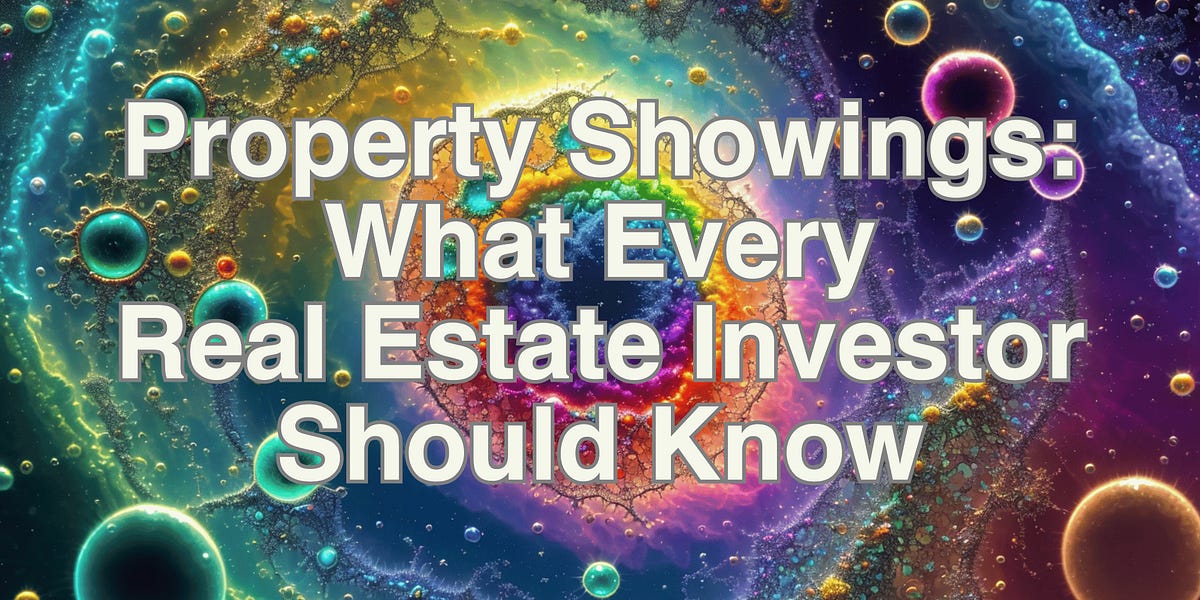 Property Showings What Every Real Estate Investor Should Know