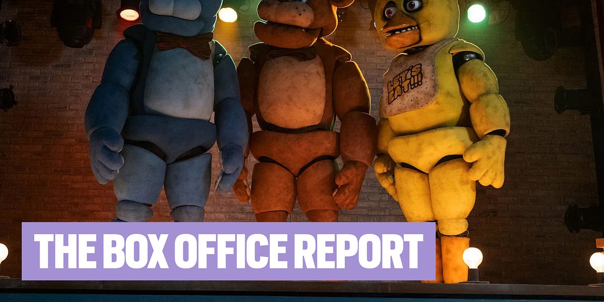 Weekend Box Office: FIVE NIGHTS AT FREDDY'S is First Horror Leader in  Post-Halloween Frame Since 1991 - Boxoffice