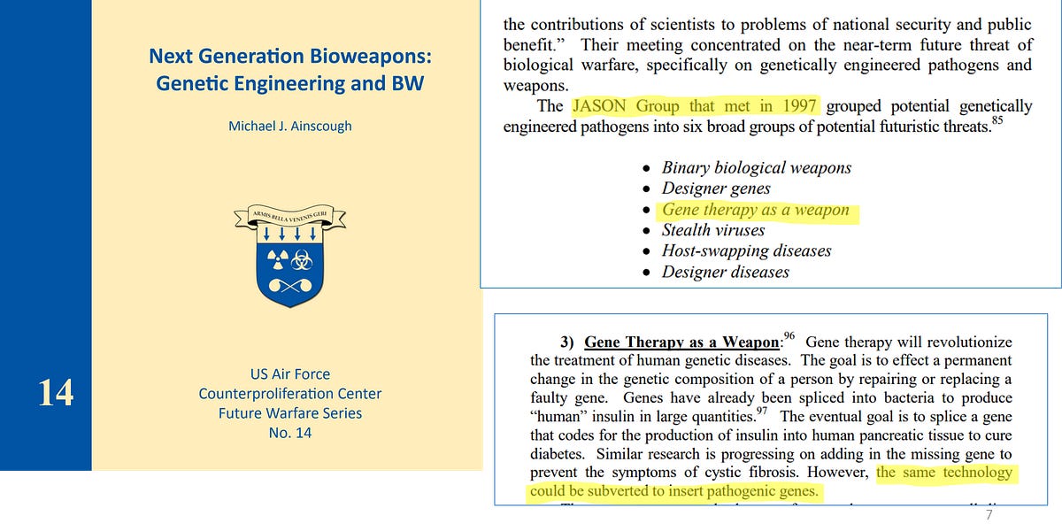 You can't inject your bioweapon and have it too!