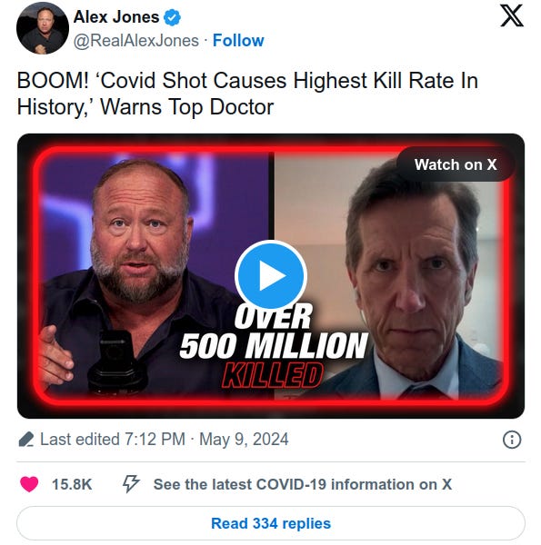 Dr. James Thorp: Covid Shots Have ‘Highest Kill Rate in History’