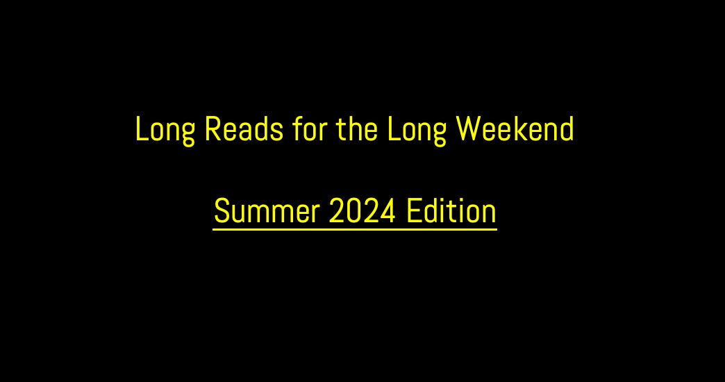 長い週末に読むべき長編本（2024 年夏版）