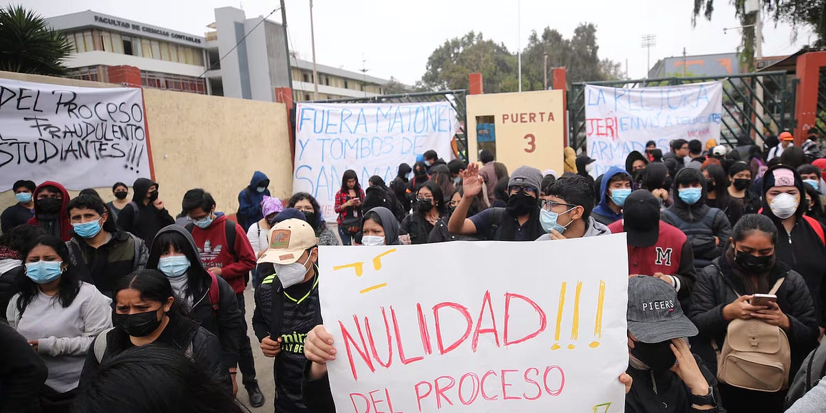 Universidad San Marcos y la democracia radical. San Marcos University
