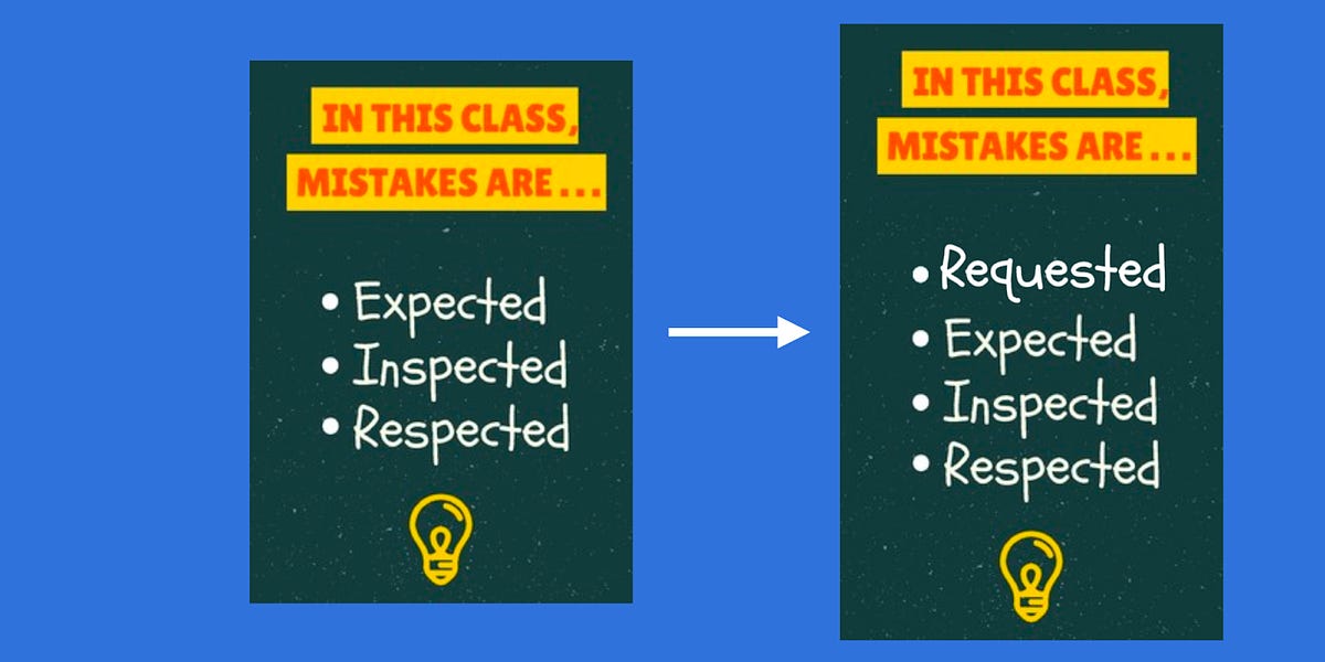 The Nerdy Teacher: Mistakes As Part Of The Process #PBL #MakerEd #PBL