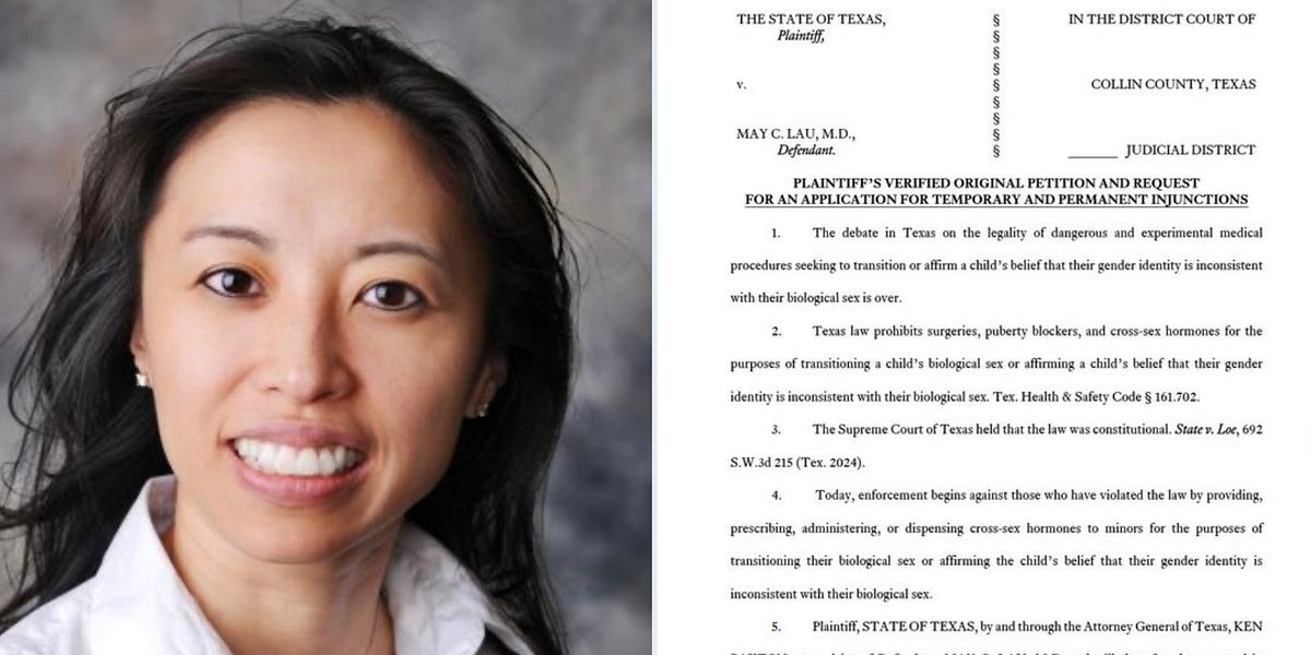 "A Radical Gender Activist"—Texas Sues Pediatrician, Alleging