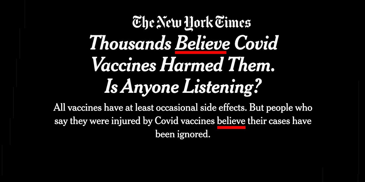 Dissecting the New York Time's Plea for Vaccine Amnesty