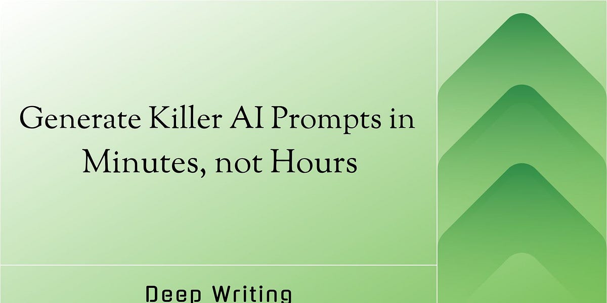 Master Prompt: Generate Expert AI Prompts Instantly