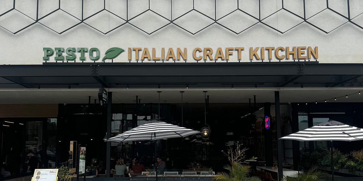 Pesto Italian at Mission Valley Center