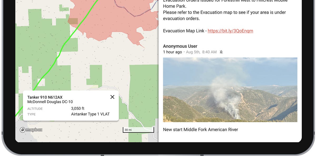 The app that’s one step ahead of the wildfires