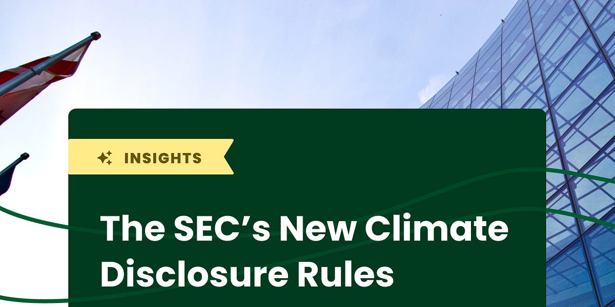 New SEC Climate Rules Progress or Pandering?