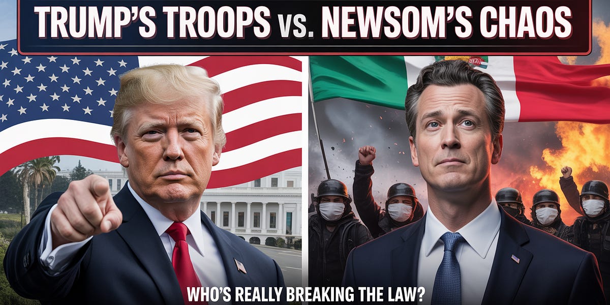 Trump&rsquo;s Troops vs. Newsom&rsquo;s Chaos: Who&rsquo;s Really Breaking the Law