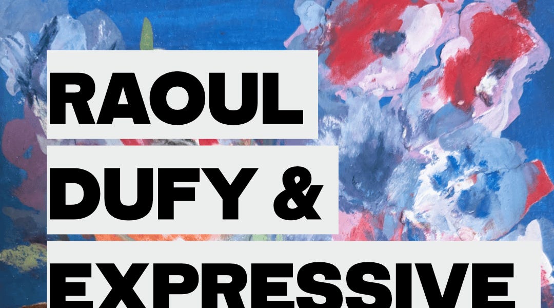 Floral feelings and Raoul Dufy by Sushmita