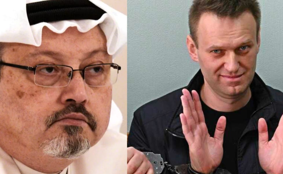 The making of a martyr: Navalny becomes Khashoggi 2.0.