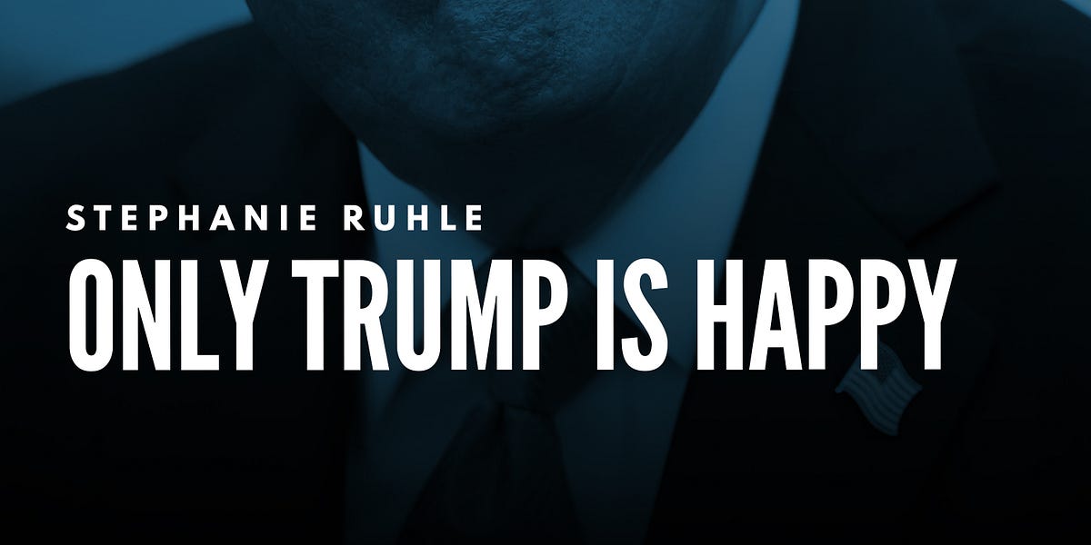 Stephanie Ruhle: Only Trump Is Happy
