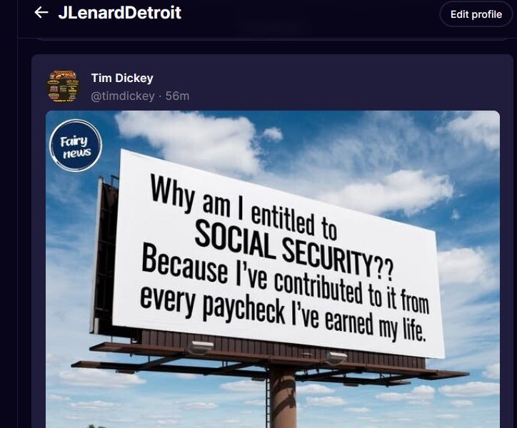 Examining the Social-Security ENTITLEMENT System (and Fraud there-in, DOGE wants address)...