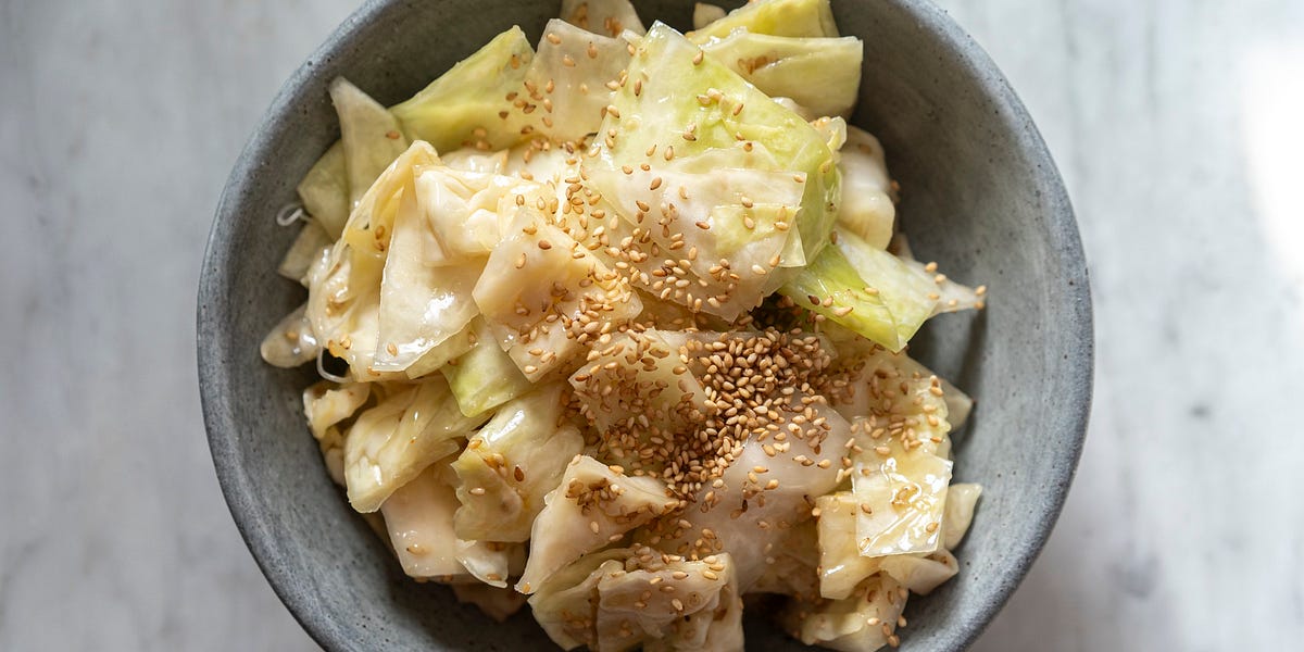 Really good (or addictive) cabbage - by Hetty Lui McKinnon