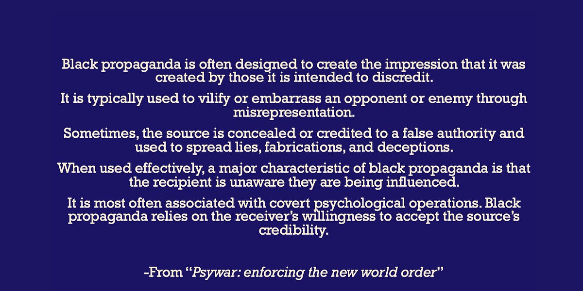 "Fake News" Propaganda Deployed To Undermine MAHA