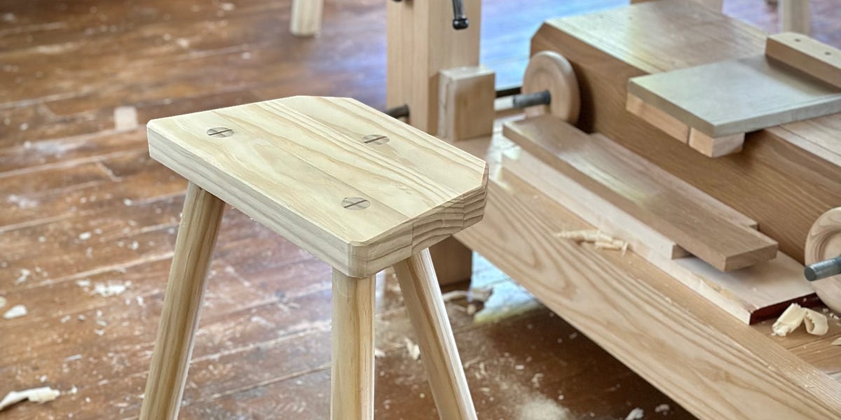 Foot stool from offcuts  The Woodworker - Home of Get Woodworking