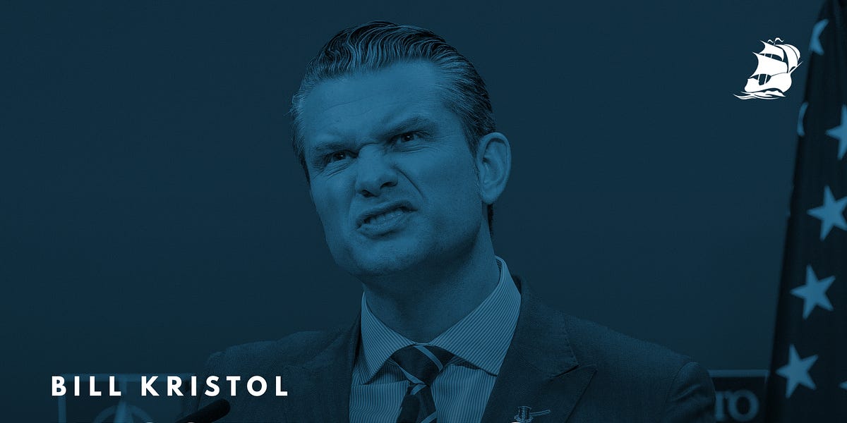 Bill Kristol: Hegseth Keeps Proving his Unfitness