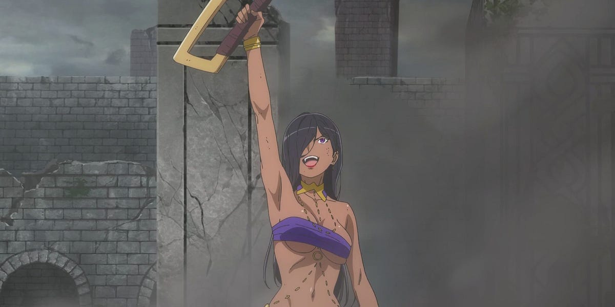 DanMachi S5 - Episode 13 - Victorious Aisha Raises Sword